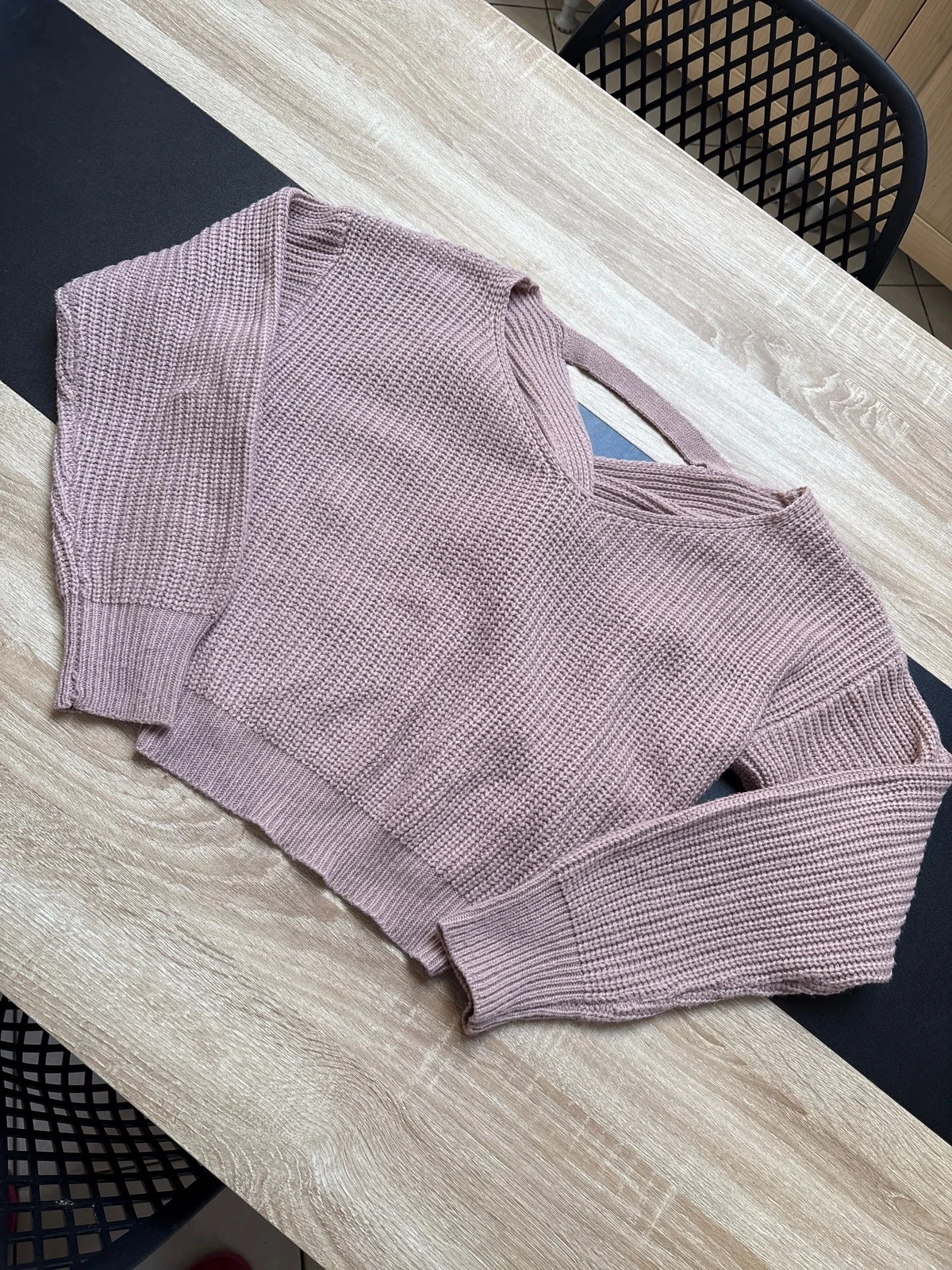 Blusa sem alças com pérolas tamanho M – photo 2